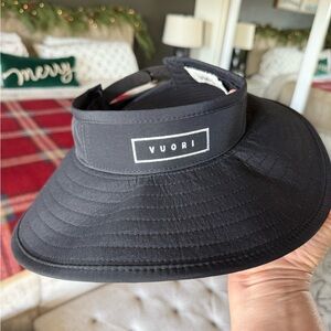 Vuori Black Women's Visor